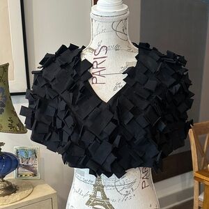 Samuel Dong Black Textured Jacket